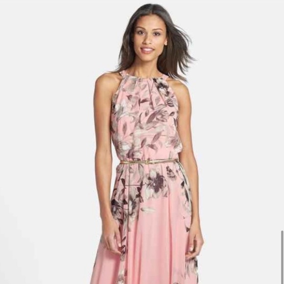 Eliza J chiffon maxi dress
